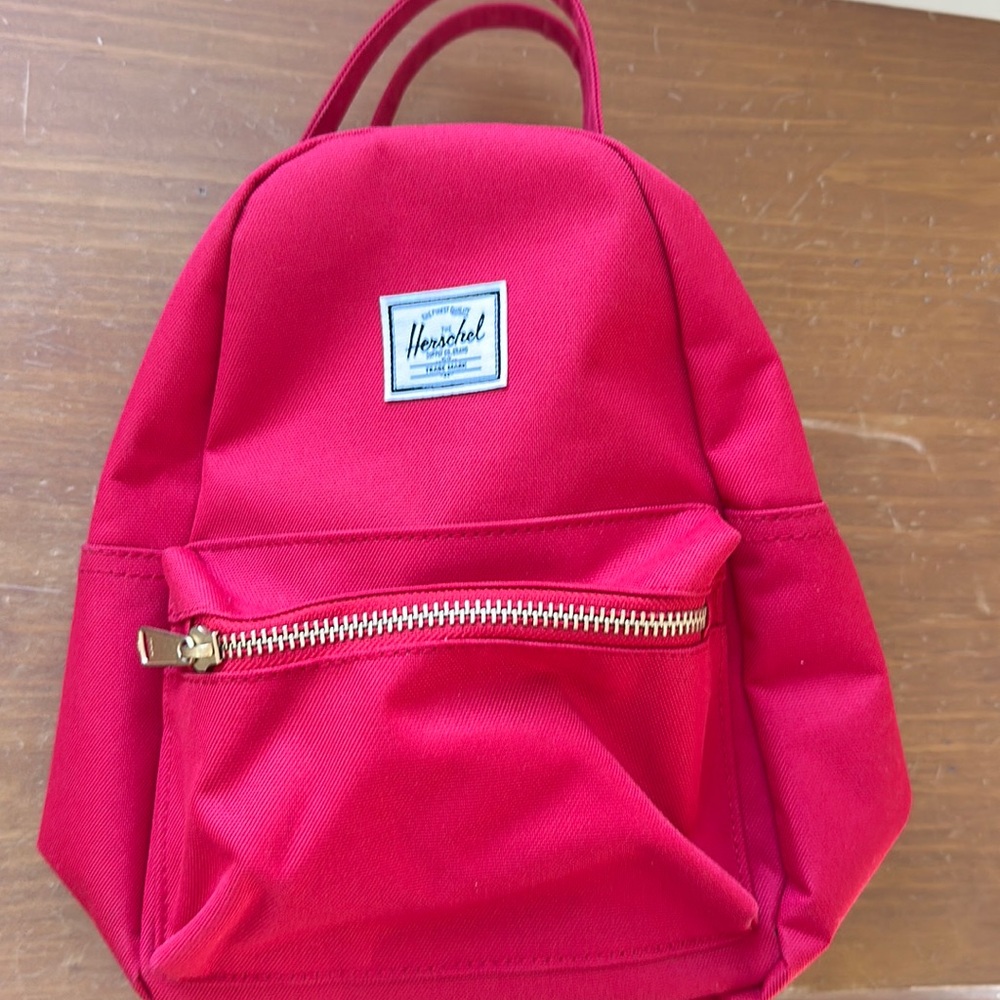 Mini Herschel backpack red